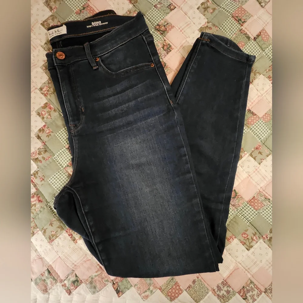 Nicole Miller SoHo High Rise Skinny Jeans - Size 12 - Picture 1 of 10
